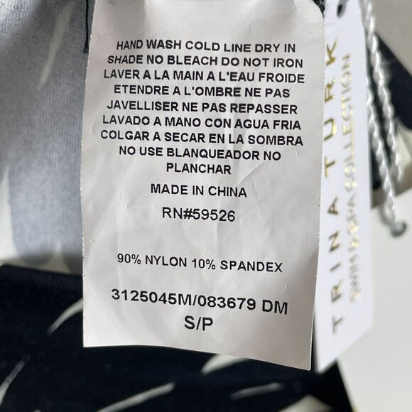 NEW Trina Turk Womens Small Lennox Cover Up Pants in Black Vanilla Pull On - Picture 6 of 11